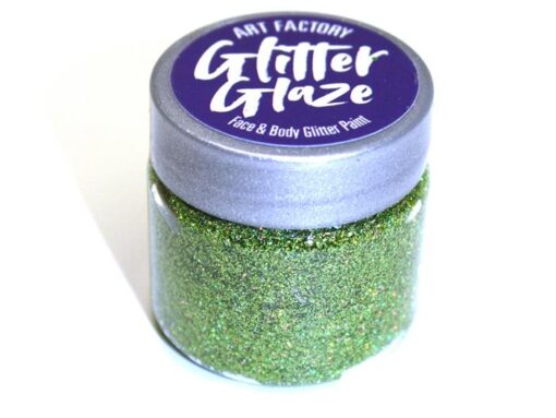 Glitter Glaze Face & Body Glitter Paint - Green - Image 2