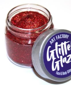 Glitter Glaze Face & Body Glitter Paint - Red