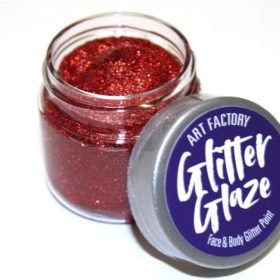 Glitter Glaze Face & Body Glitter Paint - Red