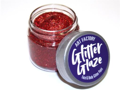Glitter Glaze Face & Body Glitter Paint - Red