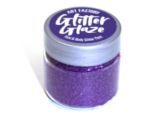 Glitter Glaze Face & Body Glitter Paint - Purple - Image 2
