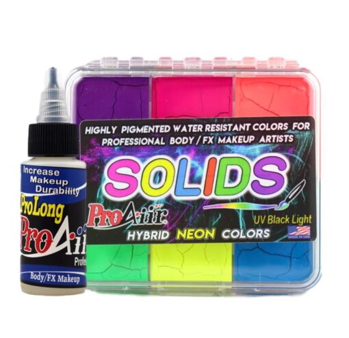 Pintura 100% Resistente al Agua - Paleta de Neón