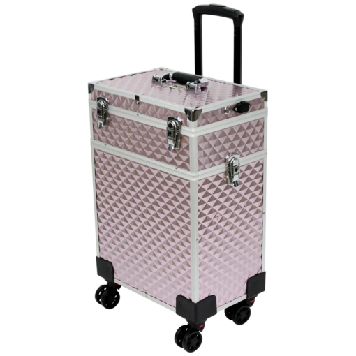 Maletin Estacion de Maquillaje Rosa Claro