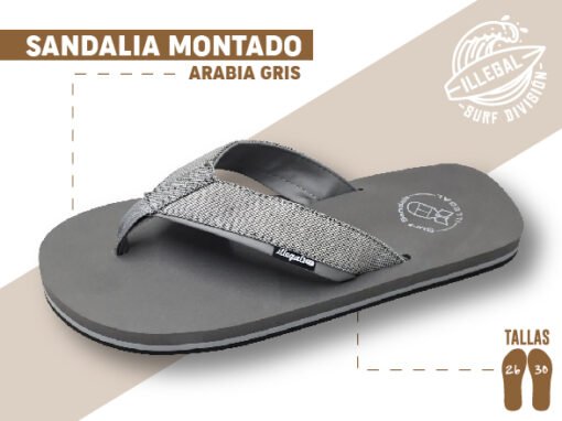 Sandalia Arabia Gris