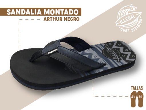 Sandalia Arthur Negro