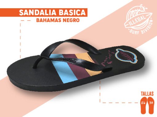 Sandalia para Playa Ilegal Color Negro