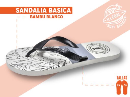 Sandalia Bambú Blanco