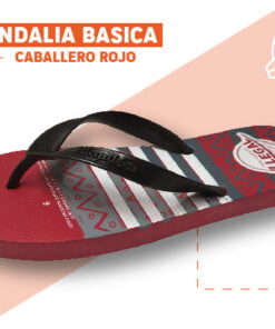 Sandalia Caballero Rojo