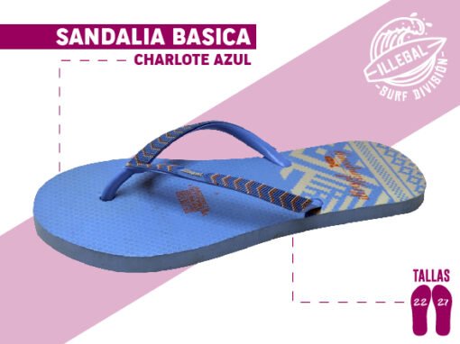 Sandalia Charlote Azul