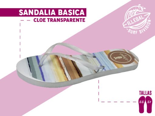 Sandalia Cloe Transparente