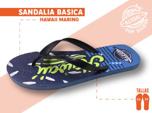 Sandalia Hawaii Marino