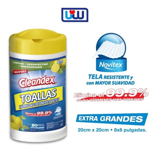 Cleandex Toalla Antibacterial