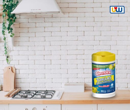 Cleandex Limón Toallas Antibacterial Para Superficies 1 Pz - Image 5