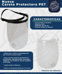 CARETA DE PROTECCION ANTIVIRAL