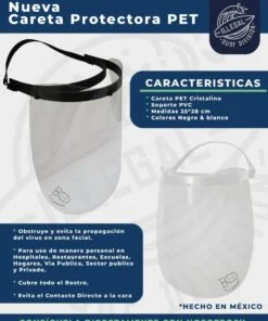 CARETA DE PROTECCION ANTIVIRAL