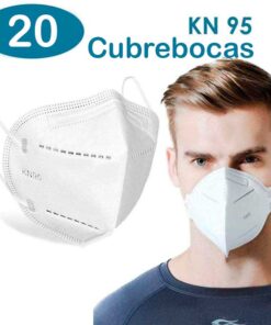 Paquete 20 Cubrebocas KN95 Covid 19