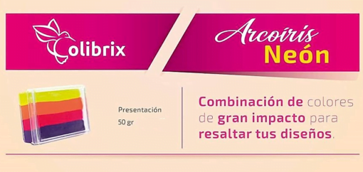 Arcoiris Neon Colibrix 50g