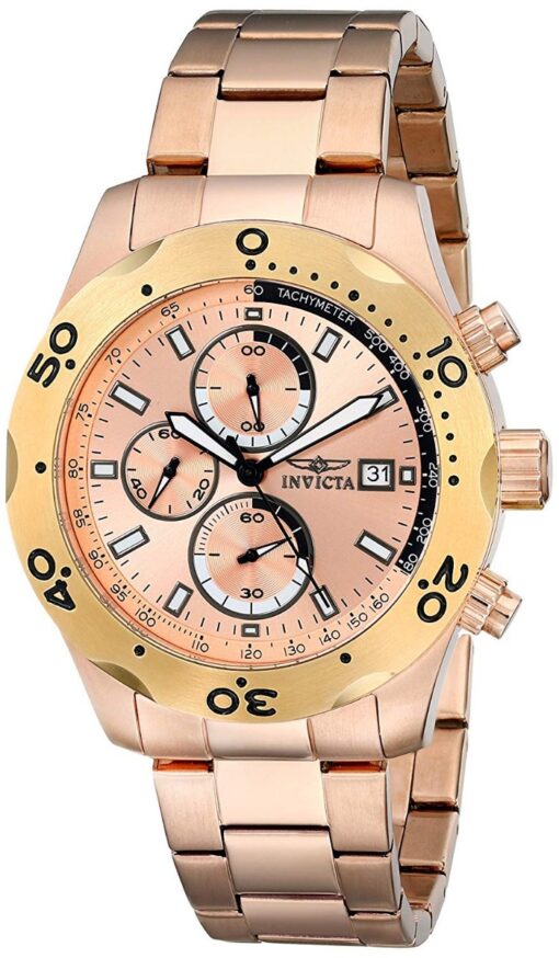 Invicta Specialty Cronógrafo Oro Rosa 17755