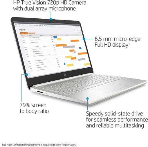 HP Laptop Intel Core i3-1115G4, 4-GB DDR4-2666 MHz, 256GB SSD Win 10 Home S - Image 2