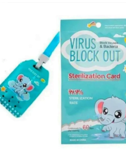 Tarjeta sanitizante infantil
