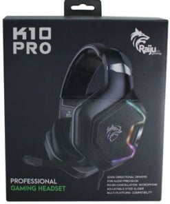 AUDIFONOS DIADEMA RAIJU GAMER PROFESIONAL CON MICROFONO 50MM AD KIOPRO RGB AD K10PRO RGB