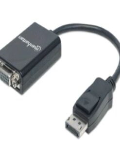 Adaptador MANHATTAN convertidor de puerto display a vga 1080P 151962