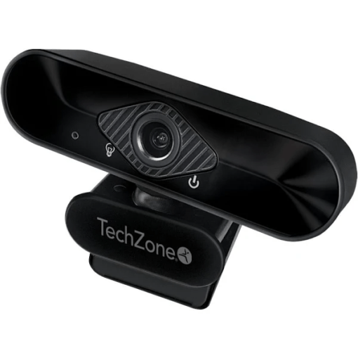 Camara Web TECHZONE USB FHD 1920 CON MICROFONO